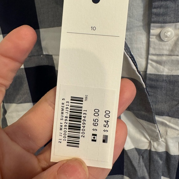 New with tags Janie and Jack gingham checkered romper ruffles 10 - Picture 10 of 10